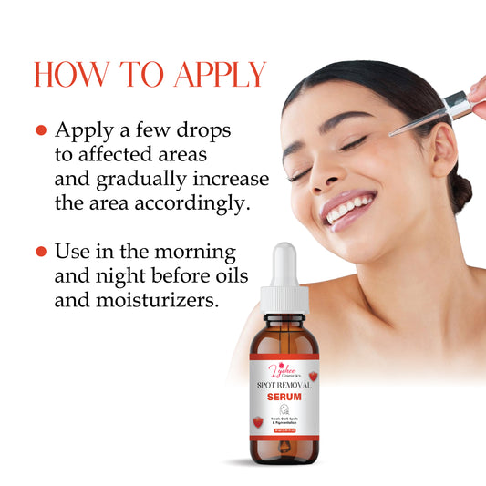 Spot Removal Serum for Dark Spots, Pigmentation, Blemishes & Uneven Skin Tone | Brightening & Clarifying Face Serum | Suitable for All Skin Types