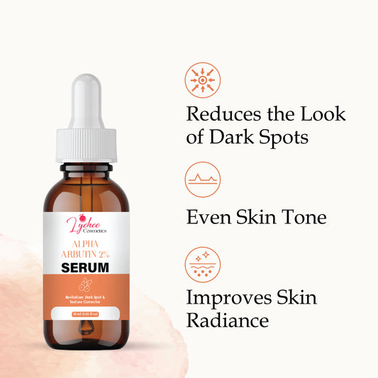 Alpha Arbutin Serum for Skin Brightening & Spot Reduction | Even Skin Tone | Lightweight, Non-Sticky Face Serum for Men & Women